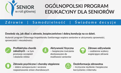 Senior w roli głównej - ogólnopolski program edukacyjny dla seniorów